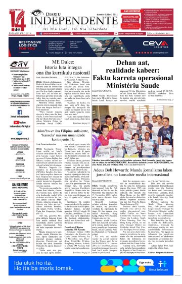 Edisaun, 14 Novembru 2025