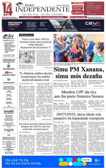 Edisaun, 30 Outubru 2025