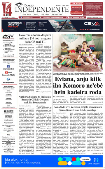 Edisaun, 05 Novembru 2025